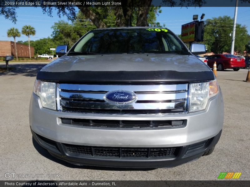 Brilliant Silver Metallic / Medium Light Stone 2009 Ford Edge SE