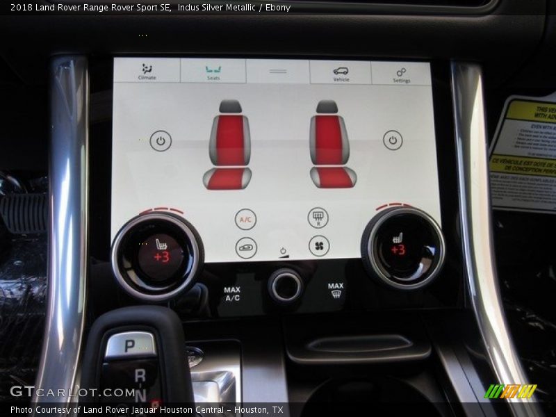 Indus Silver Metallic / Ebony 2018 Land Rover Range Rover Sport SE