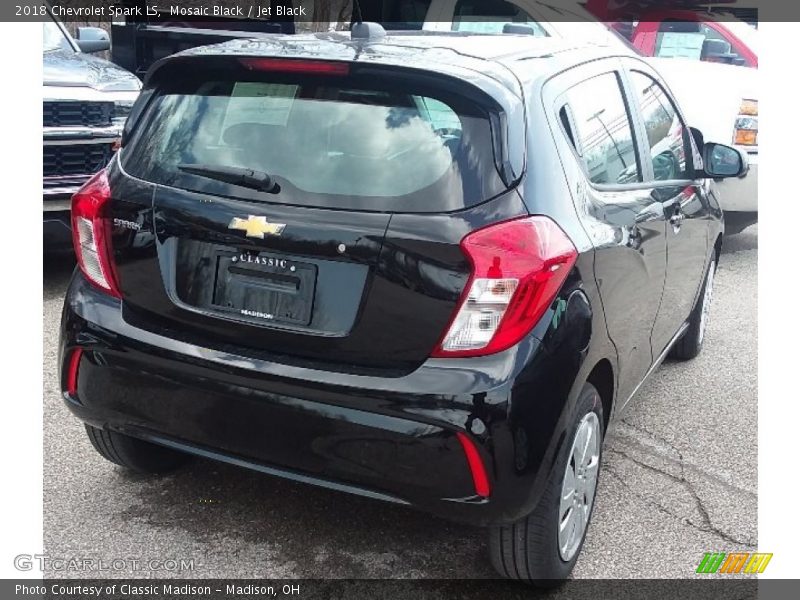 Mosaic Black / Jet Black 2018 Chevrolet Spark LS