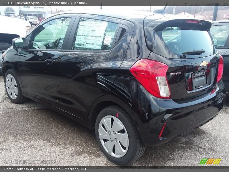 Mosaic Black / Jet Black 2018 Chevrolet Spark LS