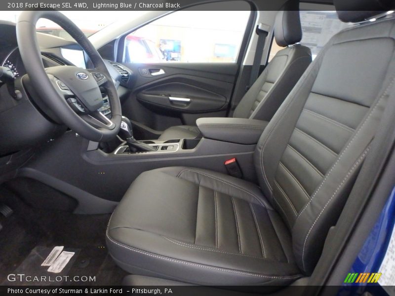 Lightning Blue / Charcoal Black 2018 Ford Escape SEL 4WD
