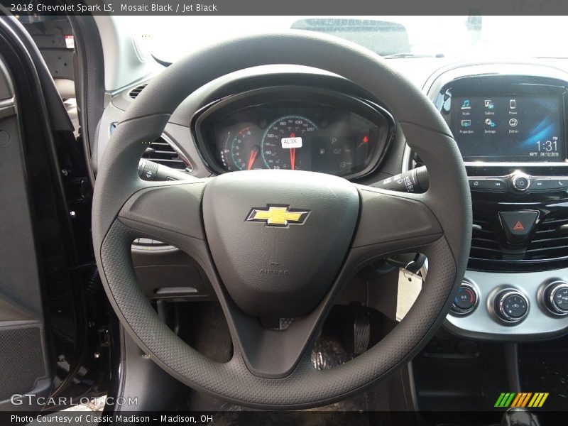 Mosaic Black / Jet Black 2018 Chevrolet Spark LS