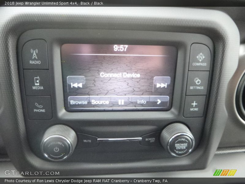 Black / Black 2018 Jeep Wrangler Unlimited Sport 4x4