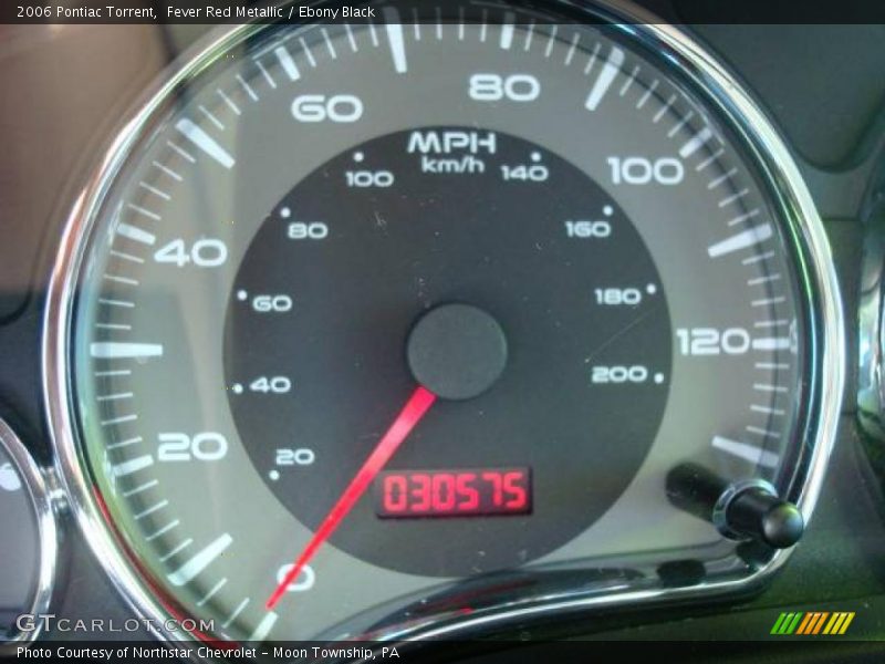 Fever Red Metallic / Ebony Black 2006 Pontiac Torrent