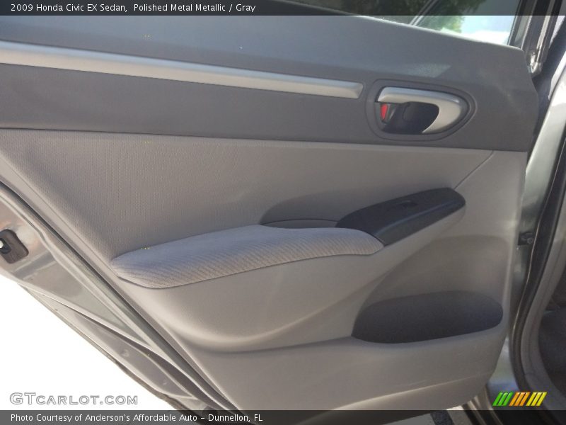 Polished Metal Metallic / Gray 2009 Honda Civic EX Sedan