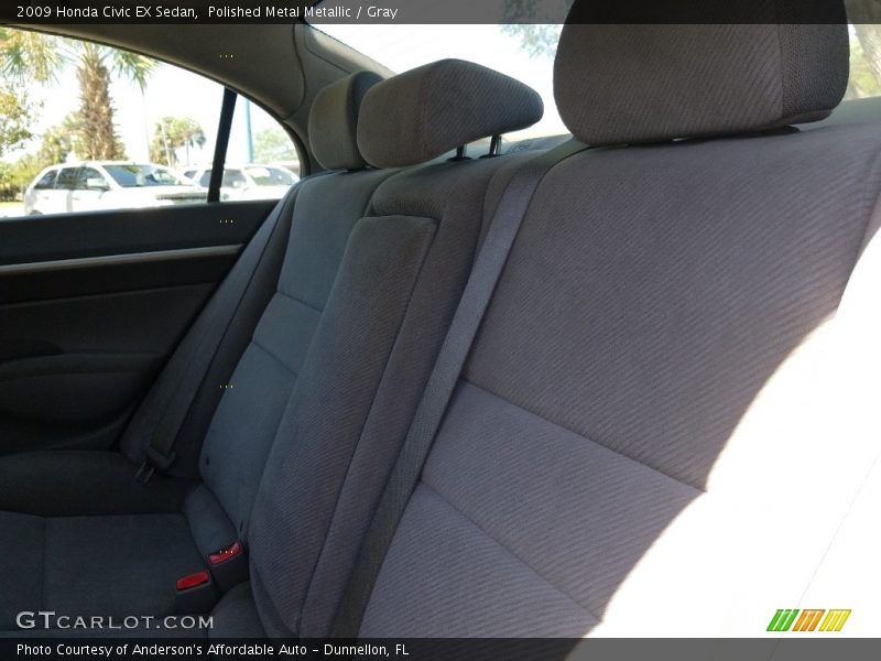 Polished Metal Metallic / Gray 2009 Honda Civic EX Sedan