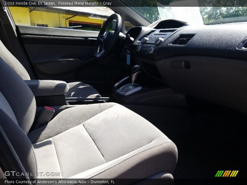 Polished Metal Metallic / Gray 2009 Honda Civic EX Sedan