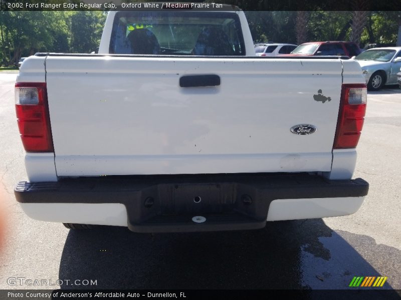 Oxford White / Medium Prairie Tan 2002 Ford Ranger Edge Regular Cab