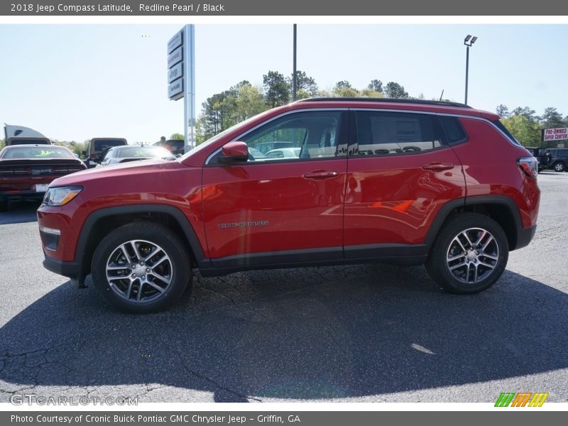 Redline Pearl / Black 2018 Jeep Compass Latitude