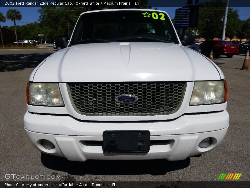 Oxford White / Medium Prairie Tan 2002 Ford Ranger Edge Regular Cab