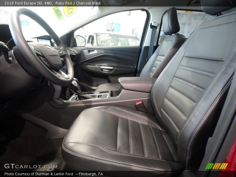 Ruby Red / Charcoal Black 2018 Ford Escape SEL 4WD