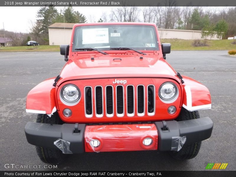 Firecracker Red / Black 2018 Jeep Wrangler Unlimited Sahara 4x4