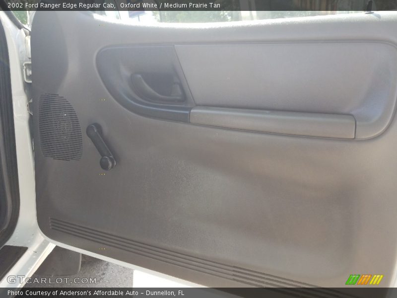 Oxford White / Medium Prairie Tan 2002 Ford Ranger Edge Regular Cab
