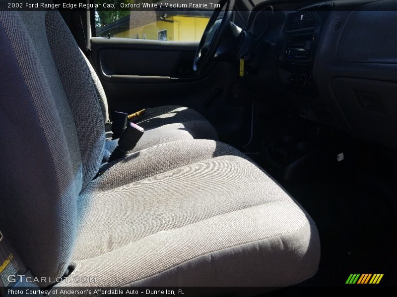 Oxford White / Medium Prairie Tan 2002 Ford Ranger Edge Regular Cab
