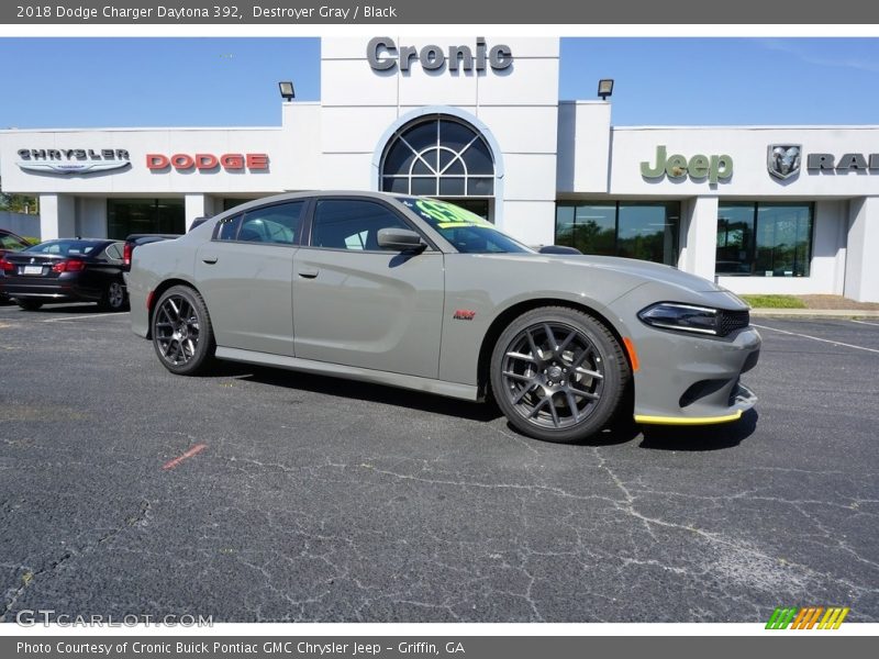 Destroyer Gray / Black 2018 Dodge Charger Daytona 392