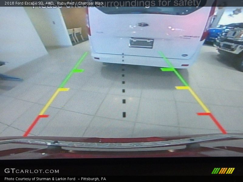 Ruby Red / Charcoal Black 2018 Ford Escape SEL 4WD