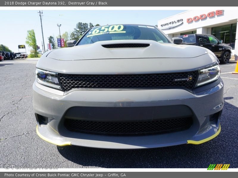 Destroyer Gray / Black 2018 Dodge Charger Daytona 392