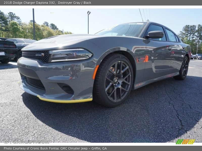 Destroyer Gray / Black 2018 Dodge Charger Daytona 392