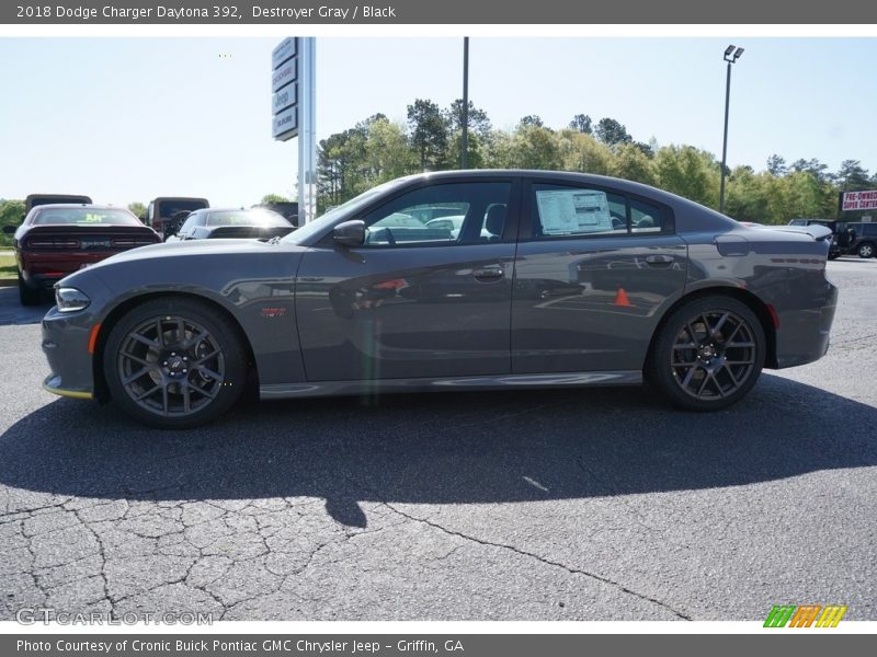 Destroyer Gray / Black 2018 Dodge Charger Daytona 392