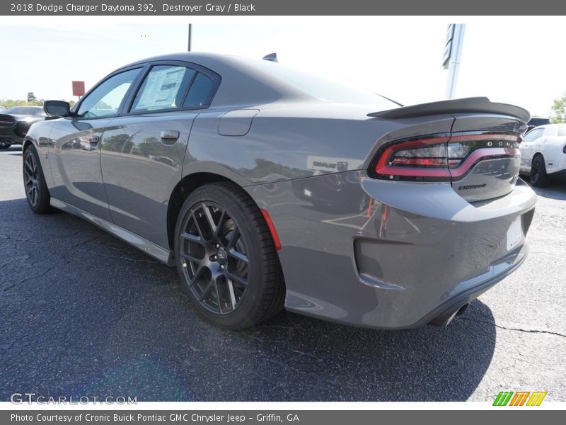 Destroyer Gray / Black 2018 Dodge Charger Daytona 392