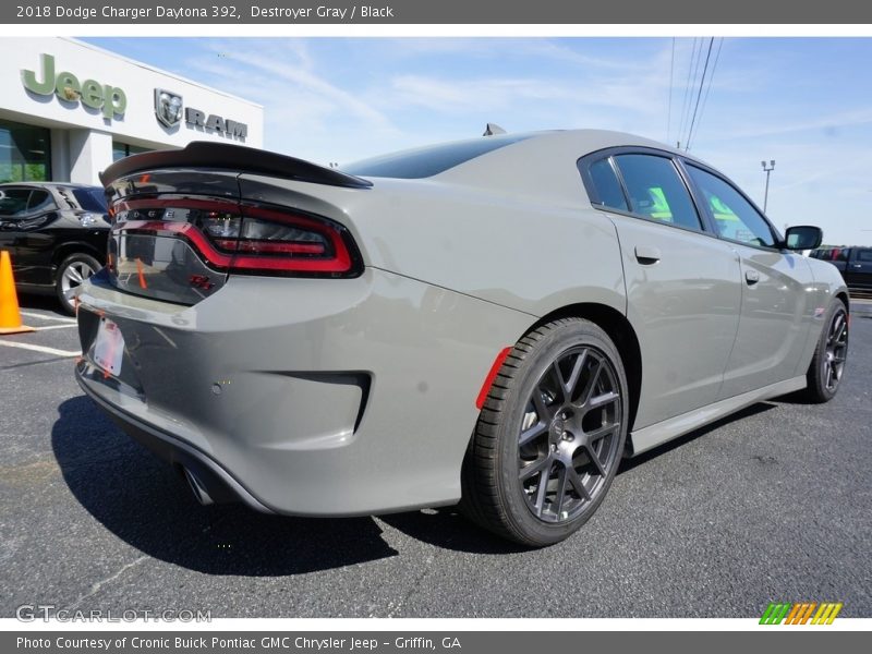 Destroyer Gray / Black 2018 Dodge Charger Daytona 392