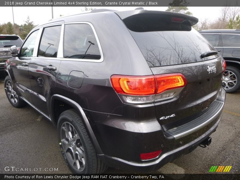 Granite Crystal Metallic / Black 2018 Jeep Grand Cherokee Limited 4x4 Sterling Edition
