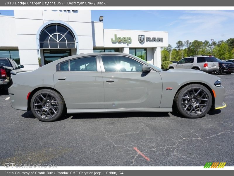 Destroyer Gray / Black 2018 Dodge Charger Daytona 392
