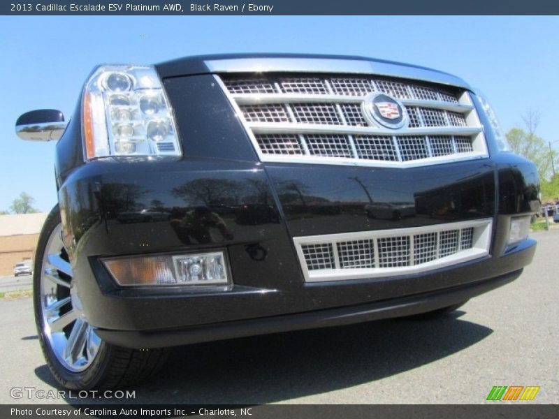 Black Raven / Ebony 2013 Cadillac Escalade ESV Platinum AWD