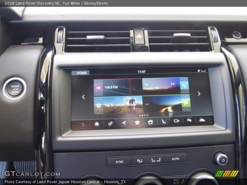 Fuji White / Ebony/Ebony 2018 Land Rover Discovery SE