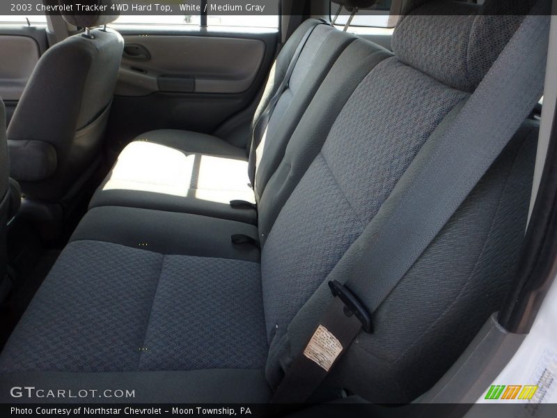 White / Medium Gray 2003 Chevrolet Tracker 4WD Hard Top