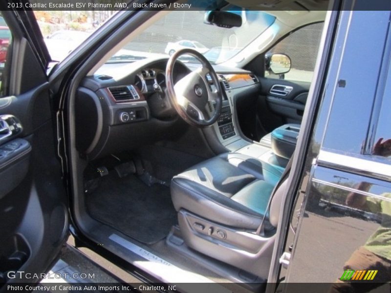 Black Raven / Ebony 2013 Cadillac Escalade ESV Platinum AWD