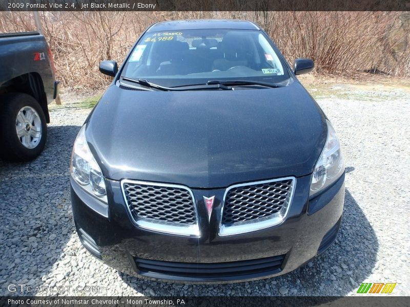 Jet Black Metallic / Ebony 2009 Pontiac Vibe 2.4