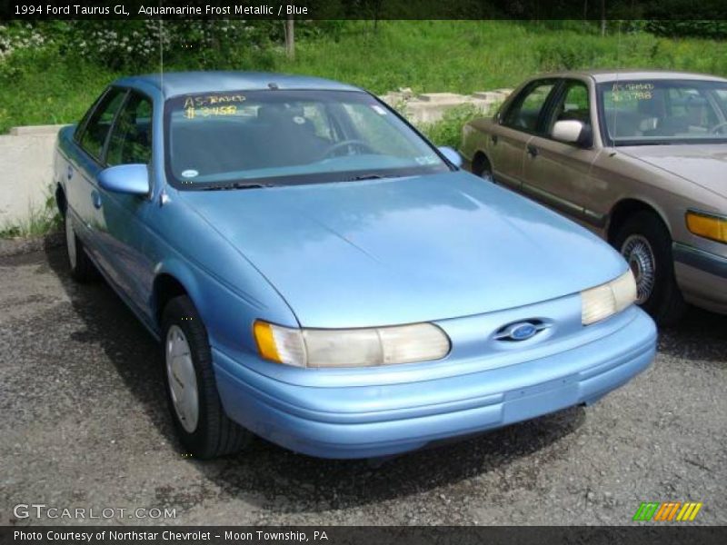 Aquamarine Frost Metallic / Blue 1994 Ford Taurus GL