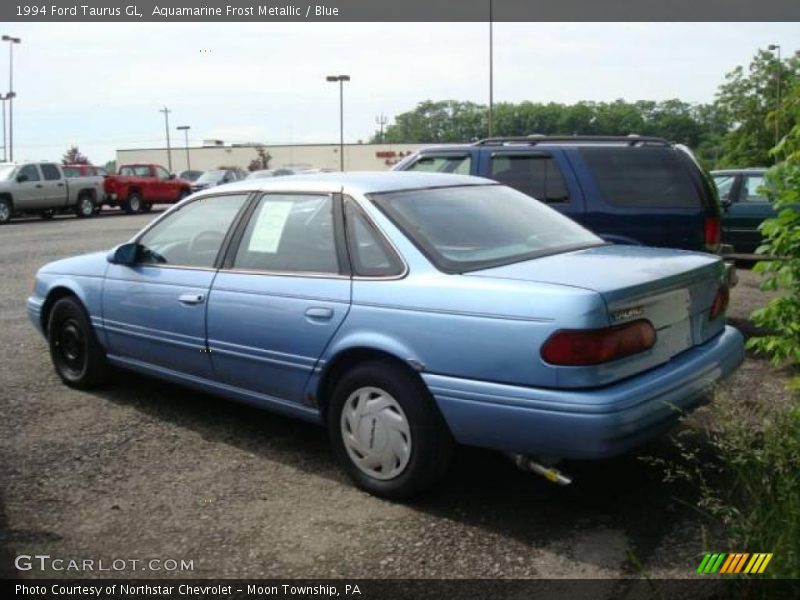 Aquamarine Frost Metallic / Blue 1994 Ford Taurus GL