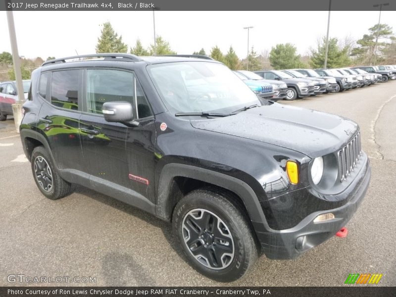 Black / Black 2017 Jeep Renegade Trailhawk 4x4