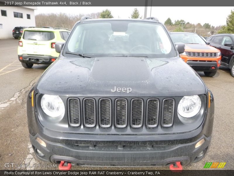 Black / Black 2017 Jeep Renegade Trailhawk 4x4