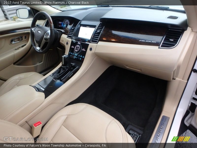 White Platinum / Charcoal Black 2017 Ford Taurus Limited