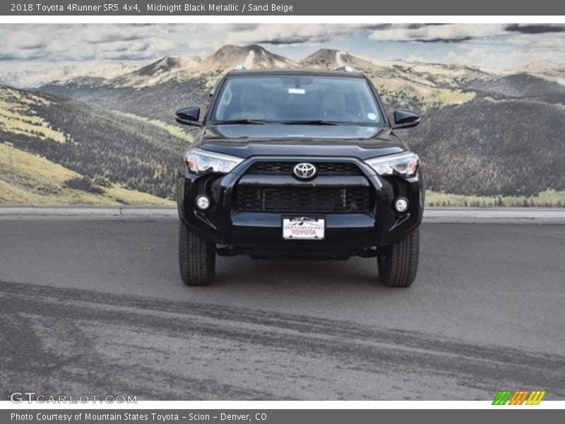 Midnight Black Metallic / Sand Beige 2018 Toyota 4Runner SR5 4x4