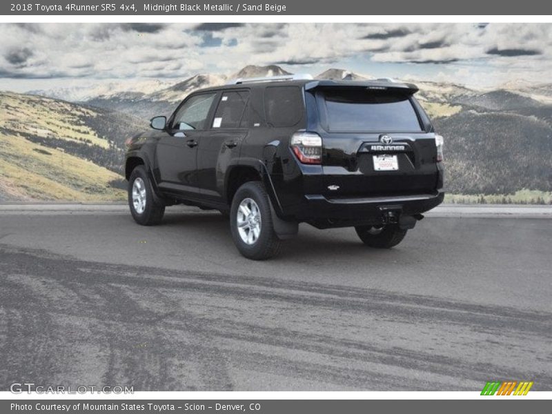 Midnight Black Metallic / Sand Beige 2018 Toyota 4Runner SR5 4x4