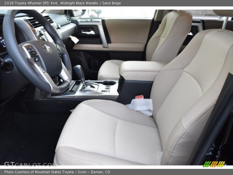 Midnight Black Metallic / Sand Beige 2018 Toyota 4Runner SR5 4x4