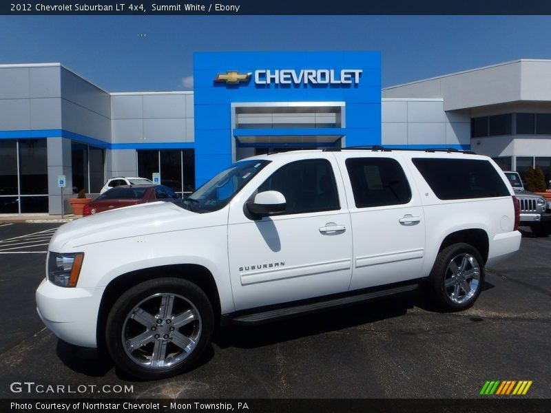 Summit White / Ebony 2012 Chevrolet Suburban LT 4x4