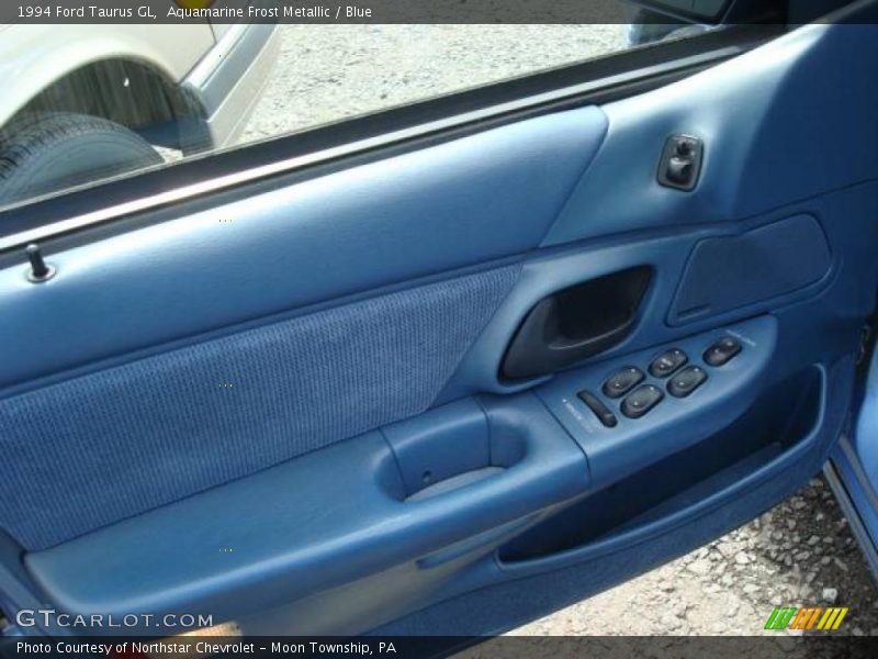 Aquamarine Frost Metallic / Blue 1994 Ford Taurus GL