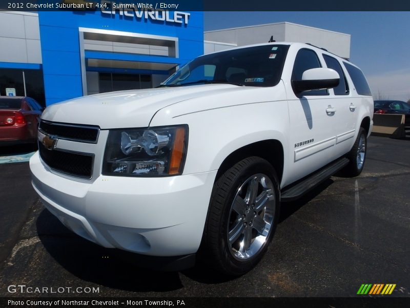 Summit White / Ebony 2012 Chevrolet Suburban LT 4x4