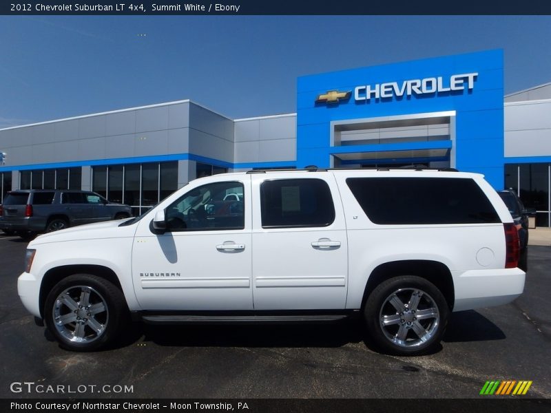 Summit White / Ebony 2012 Chevrolet Suburban LT 4x4
