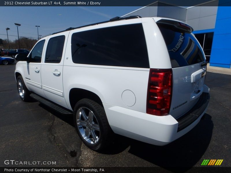 Summit White / Ebony 2012 Chevrolet Suburban LT 4x4