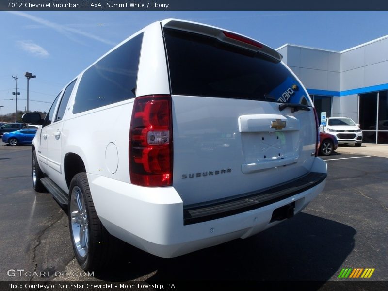 Summit White / Ebony 2012 Chevrolet Suburban LT 4x4