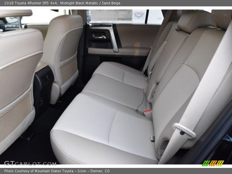 Midnight Black Metallic / Sand Beige 2018 Toyota 4Runner SR5 4x4