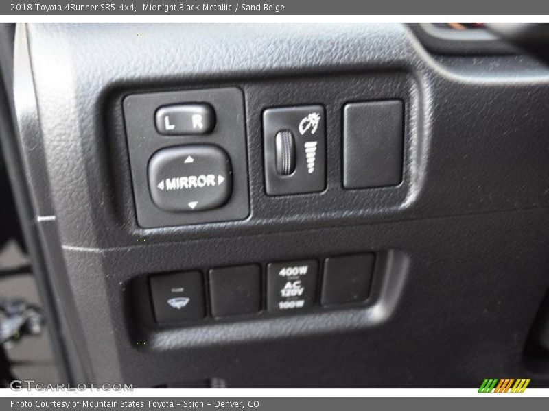Midnight Black Metallic / Sand Beige 2018 Toyota 4Runner SR5 4x4
