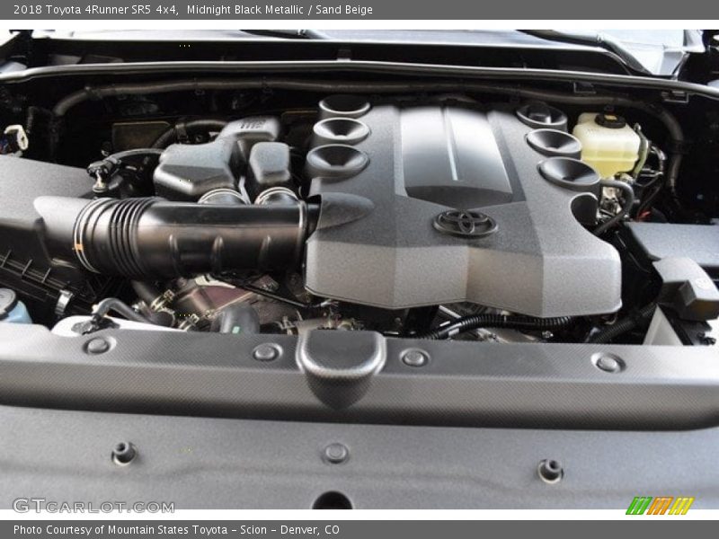 Midnight Black Metallic / Sand Beige 2018 Toyota 4Runner SR5 4x4