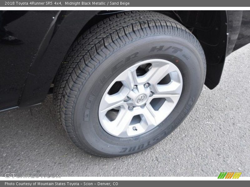 Midnight Black Metallic / Sand Beige 2018 Toyota 4Runner SR5 4x4